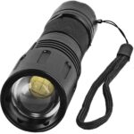 3000 Lumens LED Self Defense Zoomable Flashlight